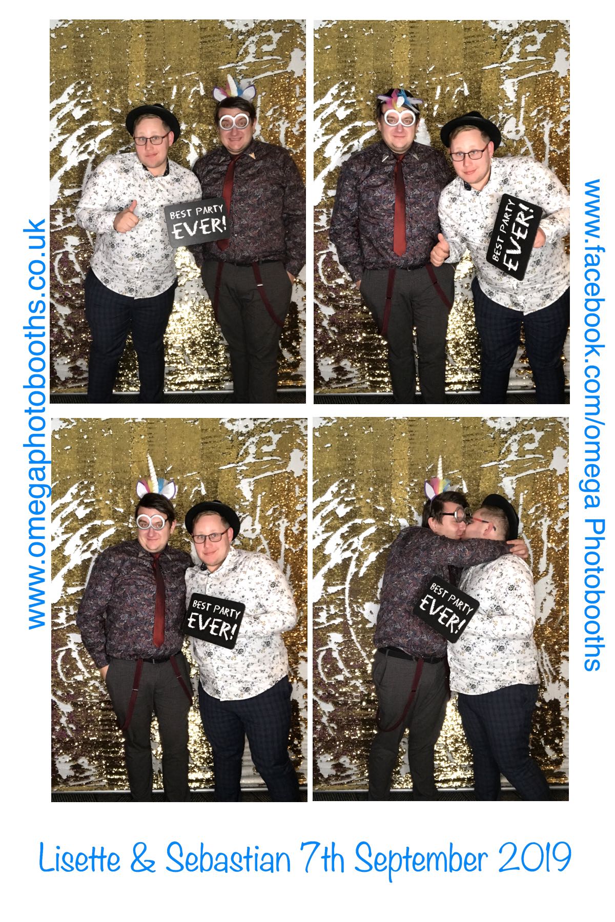 Lisette & Sebastian | View more photos from the event at gallery.omegaphotobooths.co.uk/u/Omega-Photobooths/Lisette-Sebastian